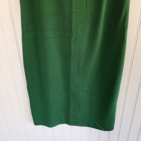 ANN TAYLOR Kelly Green Office Workwear Knee Length Sheath Dress 4P - Picture 3 of 6